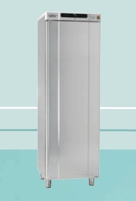 GRAM-Umluft-Kühlschrank-BioCompact-II-RR-410-(346-Liter)-außen-Edelstahl