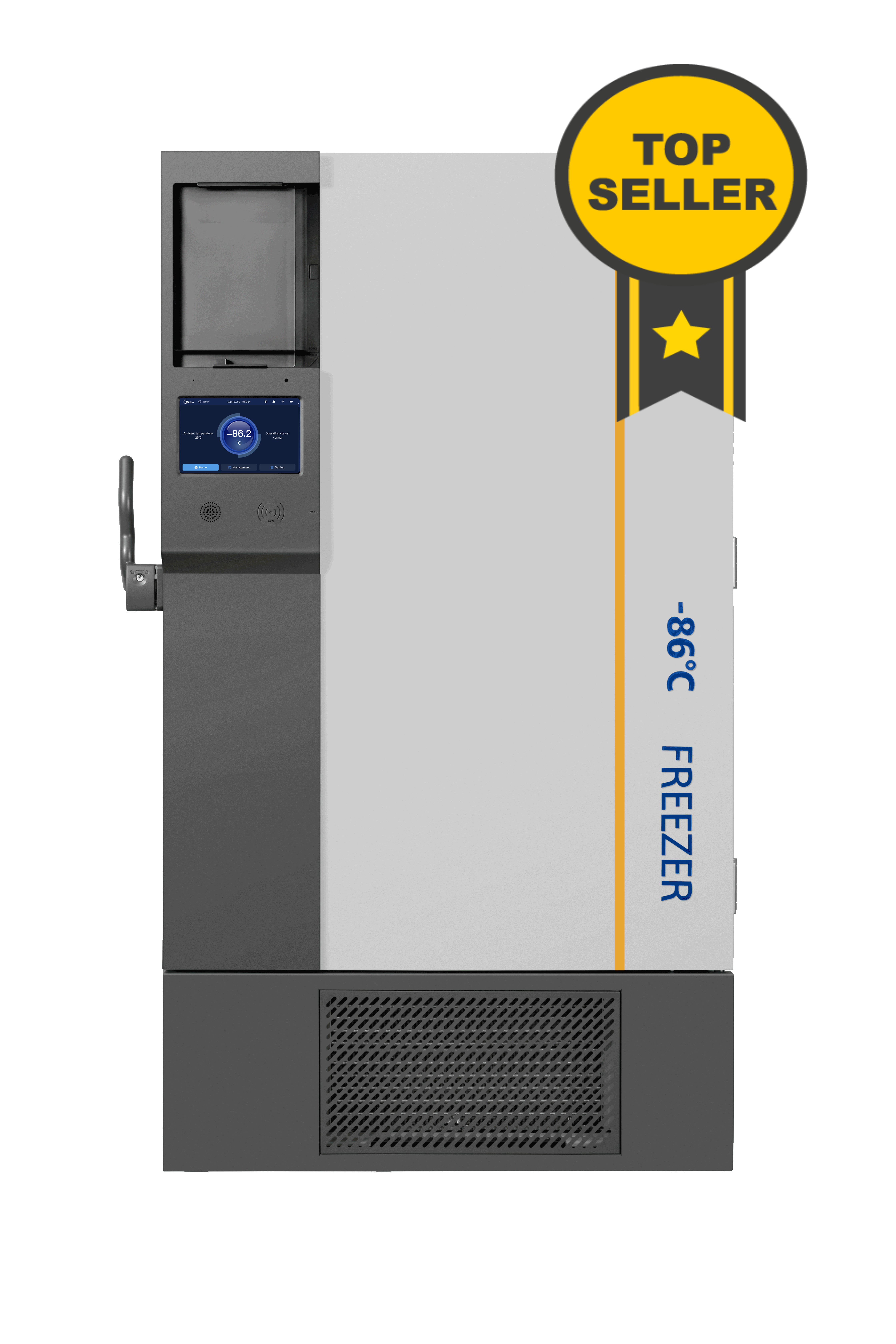 Foto Laborkuehlschrank MIDEA -86°C Ultratiefkühlschrank MD-86L708BS, 708 l, Energiesparmodell mit Touchscreen