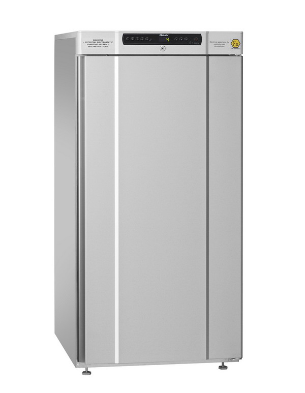 GRAM-Umluft-Kühlschrank-BioCompact-II-RR-310-(218-Liter)-außen-Edelstahl